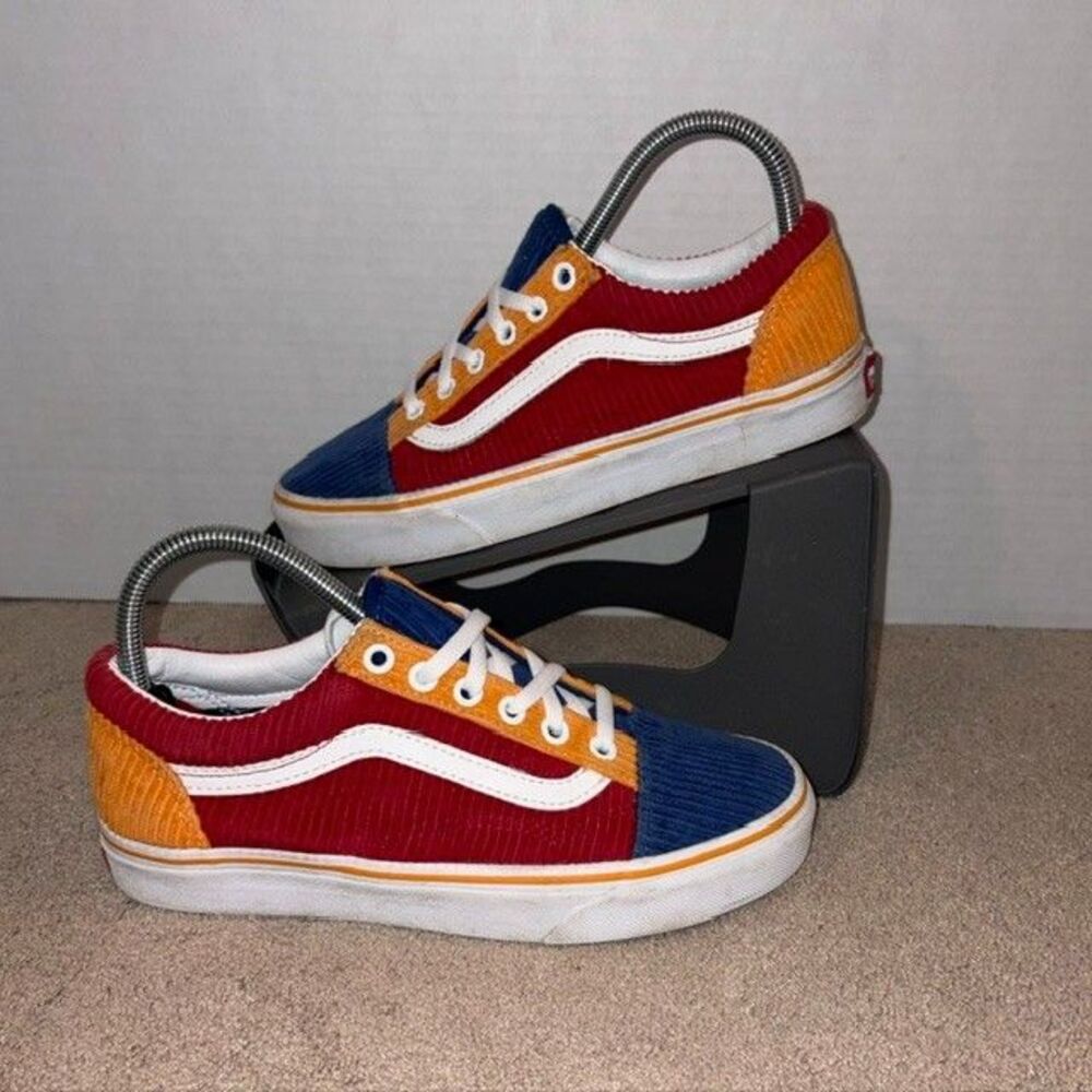 Vans Old Skool Corduroy Colorblock Sneakers Size M 5.5 / W 7